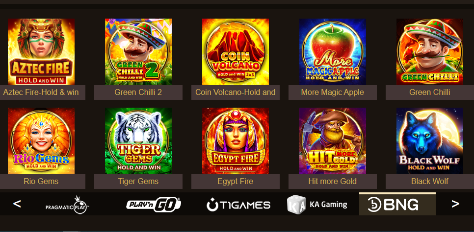 BNG slot games